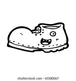 happy old shoe cartoon
