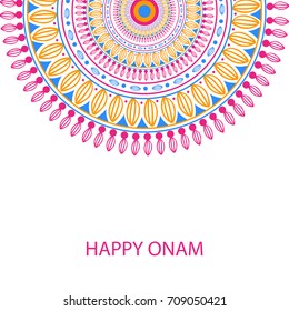 Happy Onam Festival Design