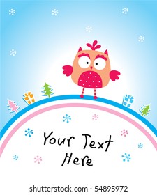 happy owl christmas