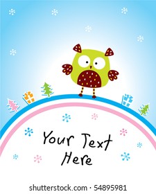 happy owl christmas