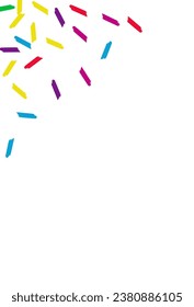 Happy Paint Decoration Vector White Background. Independence Smear Illustration. Abstract Dust Texture. Color Shavings Effect Backdrop.