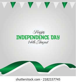 Happy Pakistan Independence Day 14th August Pakistan Independence Day Design