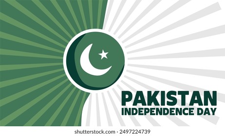 happy pakistan independence day with pakistan flag