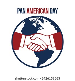Happy PAN American Day. PAN American Day vector. National PAN American Day.