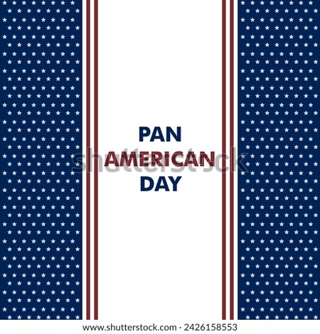 Happy PAN American Day. PAN American Day vector. National PAN American Day.