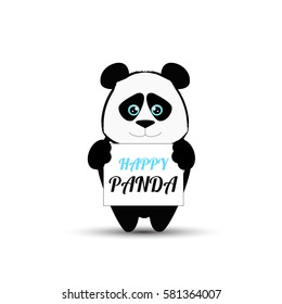 HAPPY PANDA with bannera