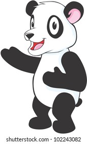 Happy Panda Cartoon