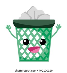 happy papers can kawaii with arms