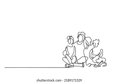 happy parents and children having fun happily