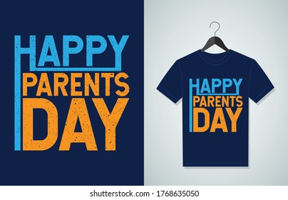 Feliz Día de los Padres. Tipografía Vector gráfico para camiseta. Afiche vectorial, cita tipográfica o camiseta.