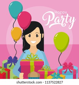 Happy party card