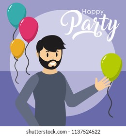 Happy party card