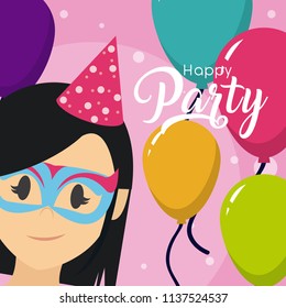 Happy party card