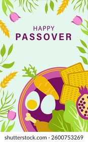 Happy Passover background for invitation, flyer, greeting card,poster,