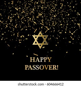 Happy passover background. Vector stock.