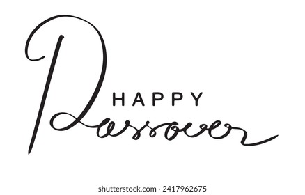 Happy passover calligraphy text font hand written white dicut background object icon judasim religion happy passover holiday jewish food spring time israel culture haggadah torah hebrew torah religion