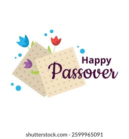 Happy Passover cartoon vector illustration