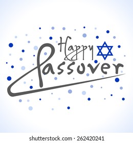 Happy passover design 