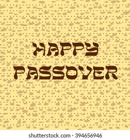 happy passover matzah
