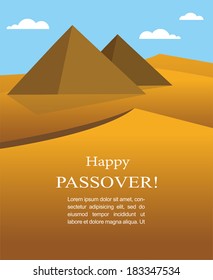 Happy Passover - Out of the Jews from Egypt