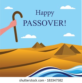 Happy Passover - Out of the Jews from Egypt