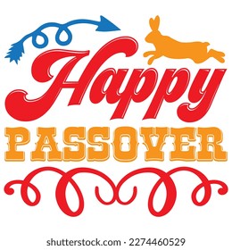 Happy Passover T-Shirt Design Vector File