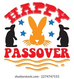 Happy Passover T-shirt Design Vector File