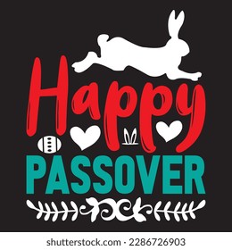 Happy Passover T-shirt Design Vector File