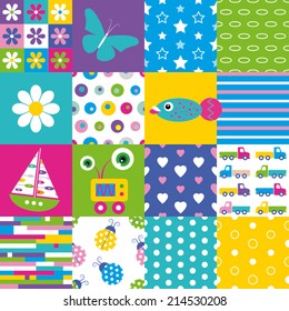 happy patchwork pattern collection 