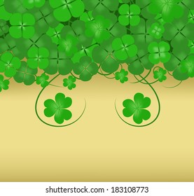 Happy Patrick Day background 