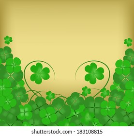 Happy Patrick Day background 
