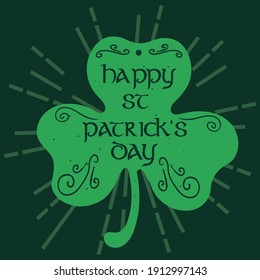 Happy patrick's day background. eps10