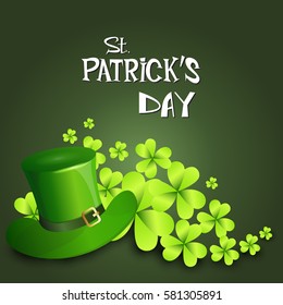 Happy Patricks Day Festival Beer Holiday Poster Fest Flat Vector Illustration