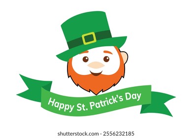 Happy Patrick's Day typography design