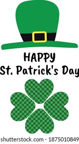 Happy Patrick's Day! Vector art illustration.