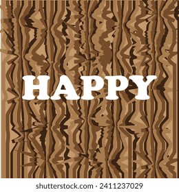 Happy Pattern Vintage Background Color Seamless Vector Illustration EPS