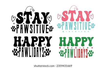 Happy pawladies t shirt Design.Dog lover design. 