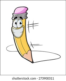 Happy pencil