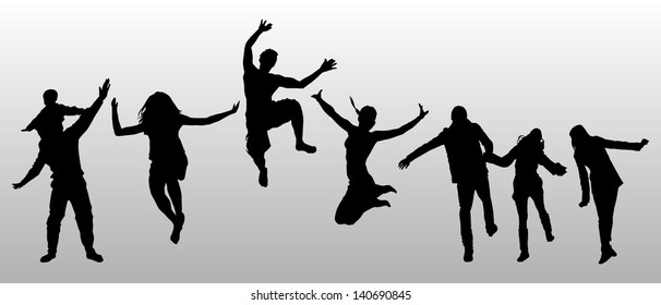 Happy people