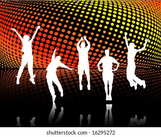 Happy people