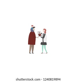 Happy people dance to music while listening to it with headphones and earphones. Set of diverse modern man and woman dancing from joy and fun. Flat vector illustration isolated on white background
