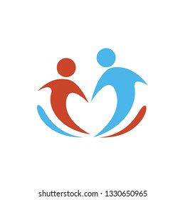Happy people illustration