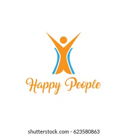 happy people logo vector