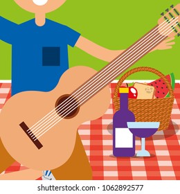 happy people picnic