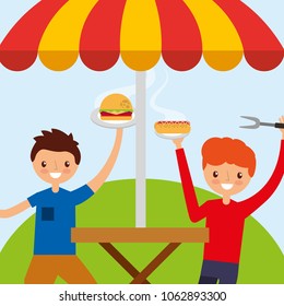 happy people picnic
