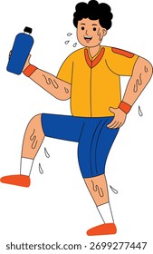 happy people weekend activity vector illustration