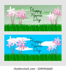 Happy Persian New Year (Nowruz) vector illustration