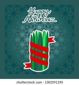 Happy Persian New Year (Nowruz) vector illustration. Suitable for greeting card, poster and banner. 