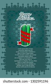 Happy Persian New Year (Nowruz) vector illustration. Suitable for greeting card, poster and banner. 