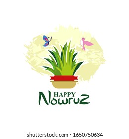 Happy Persian New Year (Nowruz) vector illustration. Suitable for greeting card, poster and banner. 